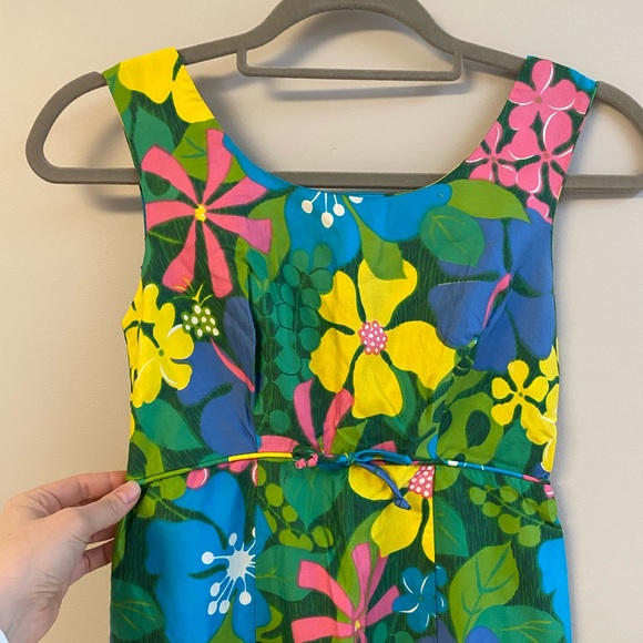 Vintage Hawaiian Maxi Dress Sleeveless Size XS - Picture 3 of 11